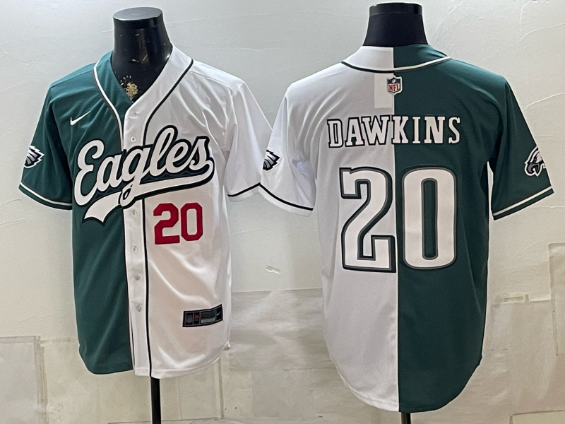 Men 2026 Philadelphia Eagles #20 Dawkins white Nike Limited NFL Jersey 0812004